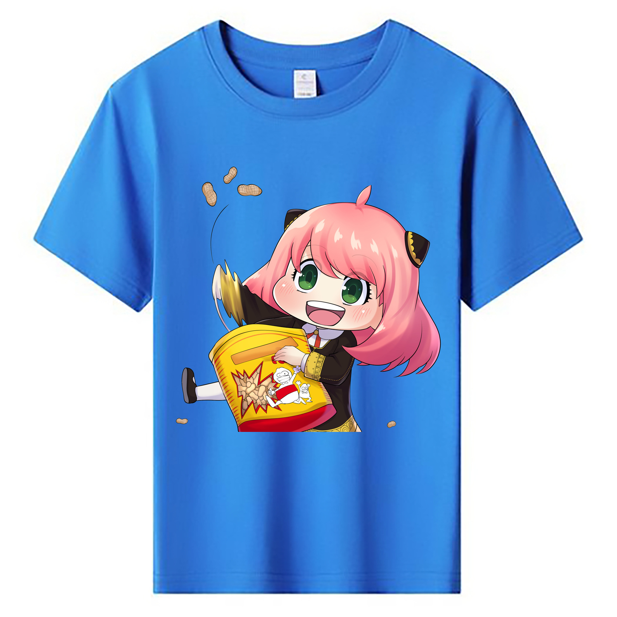 （画像用） SPY×FAMILY间谍家家酒 綿100％キッズTシャツ（フロントプリント）